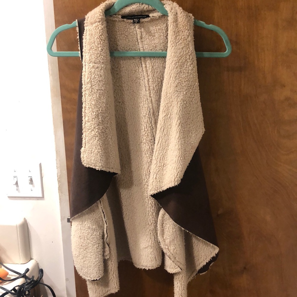 Fur women’s vest.